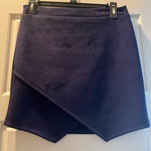 Navy Envelope Skirt